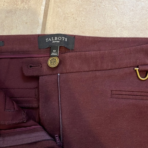 Talbots “Dalton” petites 4P stretchy pants - Picture 2 of 2